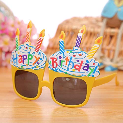 EBTOYS Happy Birthday Candle Sunglasses Novelty Sunglasses for Birthday Gift Party Supplies,4 Pack - Image 3