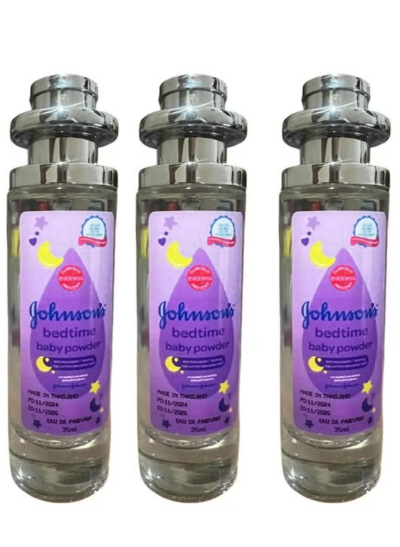 Johnson's Baby Powder Bedtime Perfume 35 ML 3 Pcs
