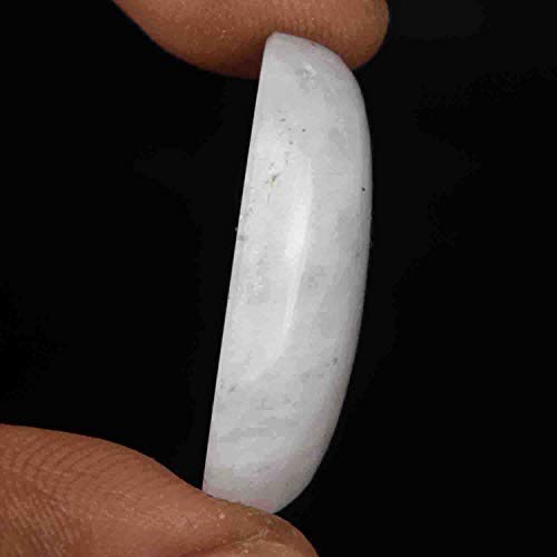 REAL-GEMS Genuine Pure Natural Moonstone Oval Stone 30.00 Ct Certified Cabochon Moonstone Blue Flash Moonstone For Jewelry - Image 2