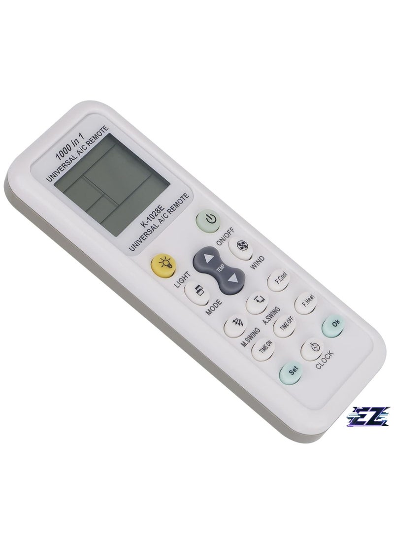 ELTRAZONE - Universal Remote Control Compatible with GREE Fujitsu Samsung Carrier Media Haier Hitachi Panasonic AUX Chigo Hisense LG Mitsubishi Sanyo Sharp TCL York Electra Splendid with battery - Image 1