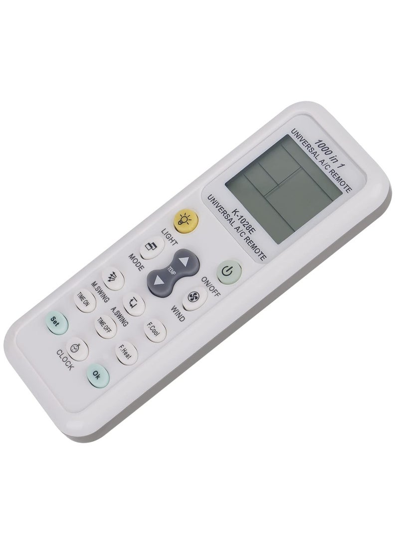 ELTRAZONE - Universal Remote Control Compatible with GREE Fujitsu Samsung Carrier Media Haier Hitachi Panasonic AUX Chigo Hisense LG Mitsubishi Sanyo Sharp TCL York Electra Splendid with battery - Image 1