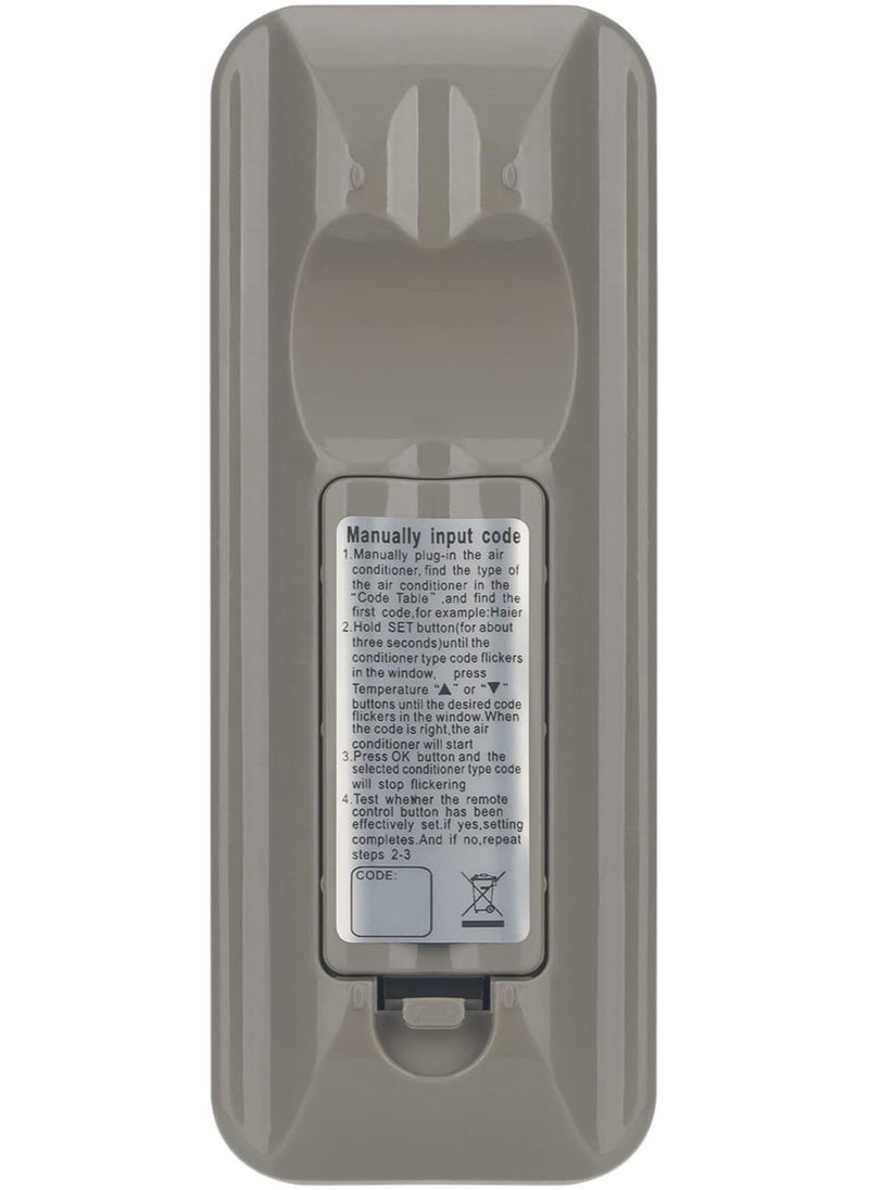 ELTRAZONE - Universal Remote Control Compatible with GREE Fujitsu Samsung Carrier Media Haier Hitachi Panasonic AUX Chigo Hisense LG Mitsubishi Sanyo Sharp TCL York Electra Splendid with battery - Image 1