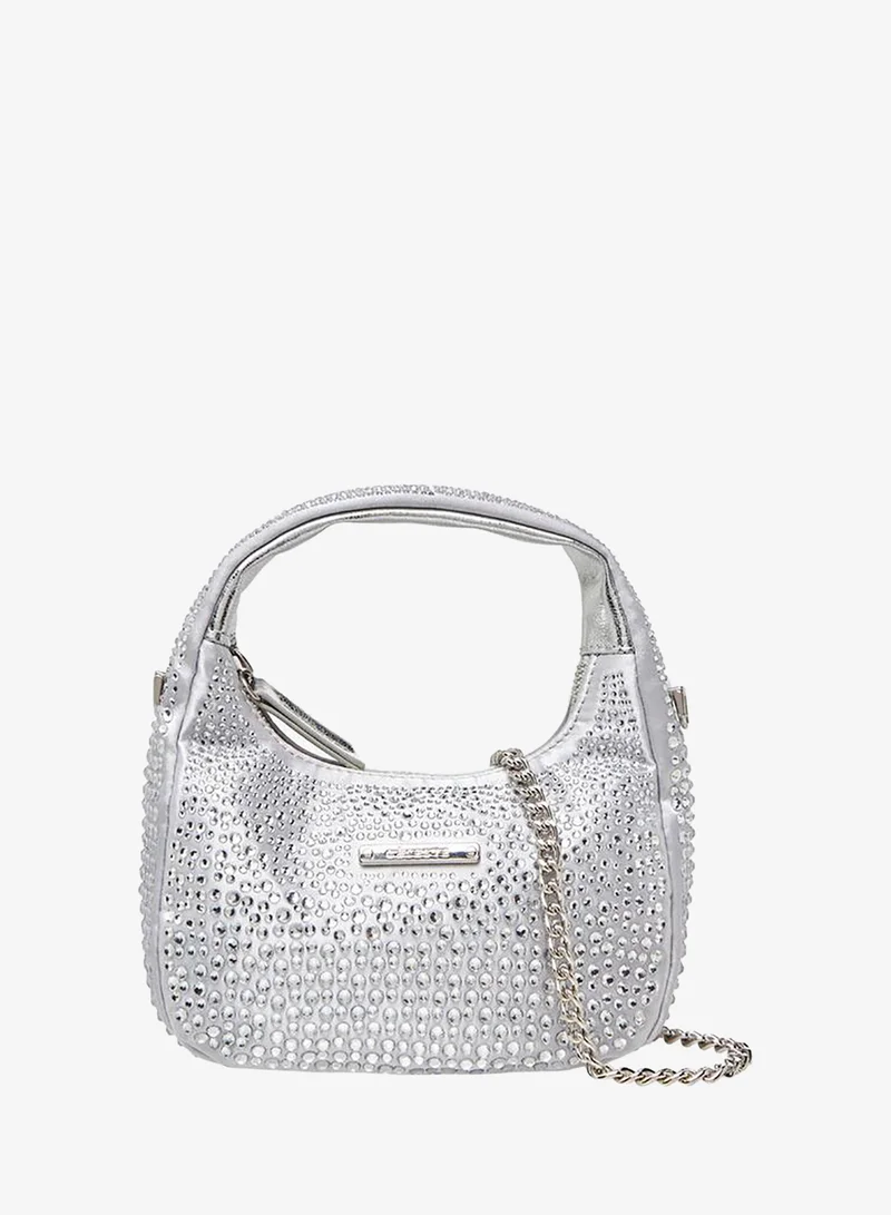 Celeste Embellished Hobo Bag with Chain Strap Ramadan Collection