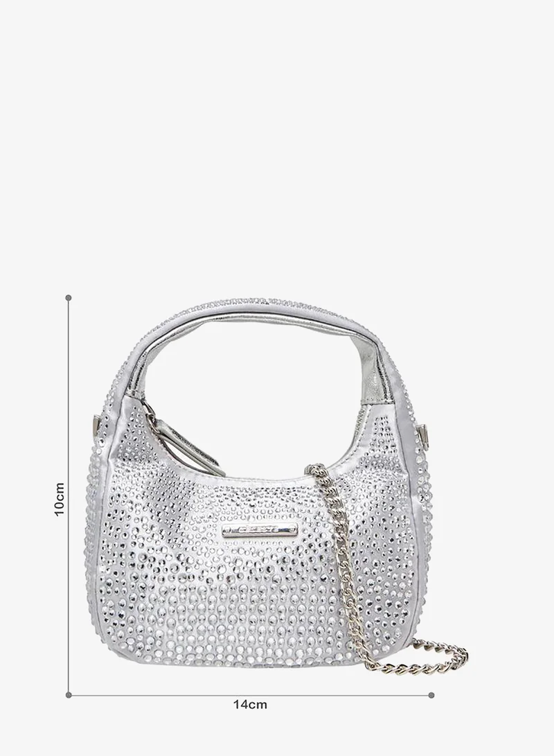 Celeste Embellished Hobo Bag with Chain Strap Ramadan Collection
