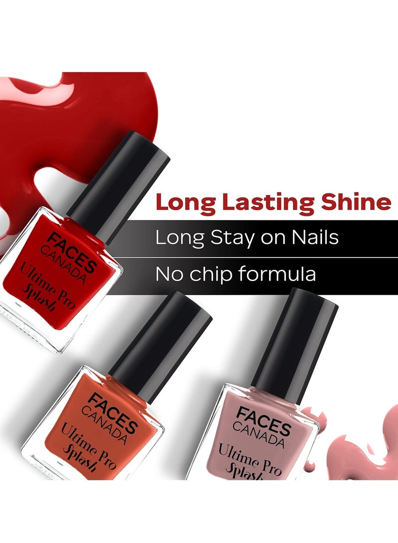 FACES CANADA Ultime Pro Splash Nail Enamel Crimson 106 8ml - Image 3
