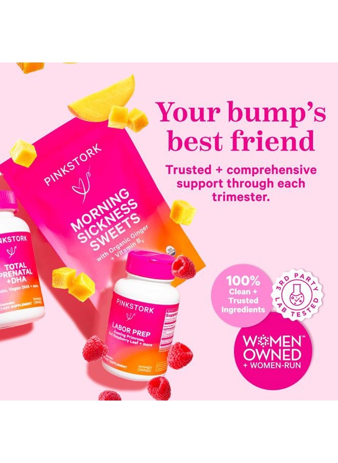 Pink Stork Total Prenatal Vitamins with DHA, Folate, and Iron, 3 Month Supply to Help Support Fetal Development, Pregnancy Must Haves - 180 Capsules  - Image 5
