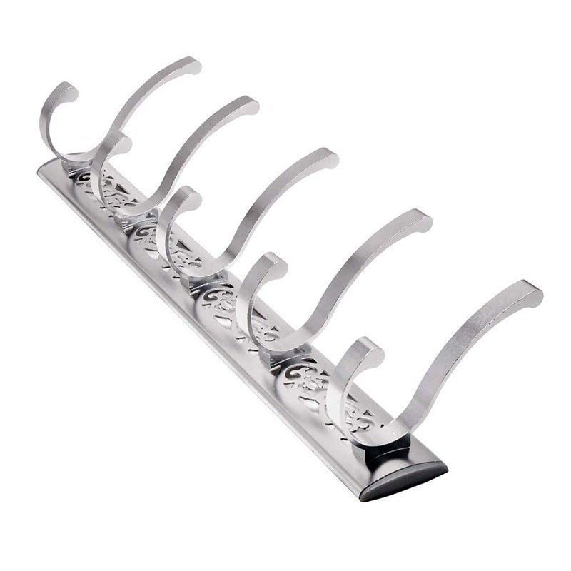 LAVNIK Stainless Steel Wall Door Mounted Hanger Towel Holder for Wash BasinTowel RodNapkin Dispenser Bathroom Storage Holders Bath Clothes Rack Hook - Image 1