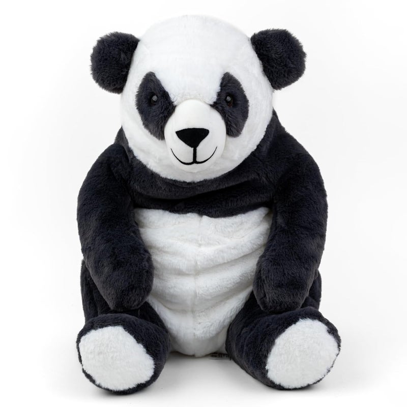 Mirada Big Panda Soft Plush Toy | Black Stuffed Animal for Kids & Panda Lovers | Adorable, Cuddly, Cute Birthday Gift – 35 cm - Image 1