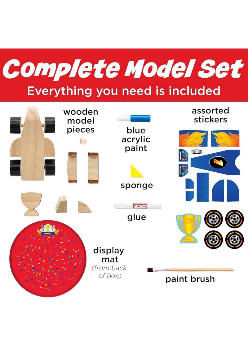 Creativity for Kids Buildeez Race Car Blaze Kit - DIY Buildable Race Car, Customizable Toy, Creative Play, Gift for Boys, Racing-Themed Craft - Image 3