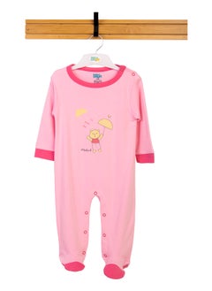 Babies Basic 100% Cotton Printed Long Sleeves Jumpsuit/Romper/Sleepsuit For Babies  - Image 1