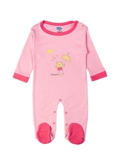 Babies Basic 100% Cotton Printed Long Sleeves Jumpsuit/Romper/Sleepsuit For Babies  - Image 4
