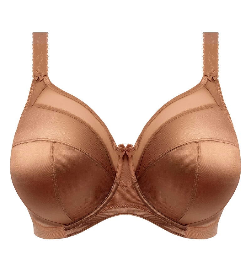 GODDESS Women's Plus-Size Keira Underwire Banded Bra Bra, Cinnamon, 38K - Image 3