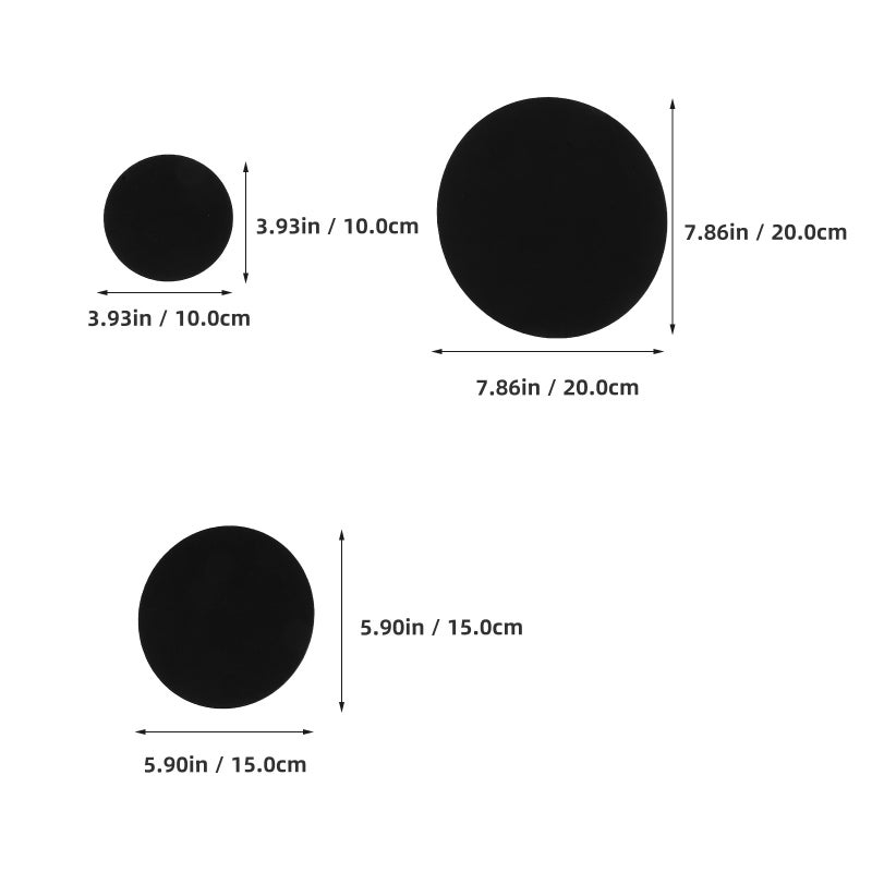 6pcs Double-Sided Felt Pad: Dual Use Drinks and Flower Pots - Absorbent Round Table/Floor Mats for Indoor Outdoor Flowerpot Use - Image 4