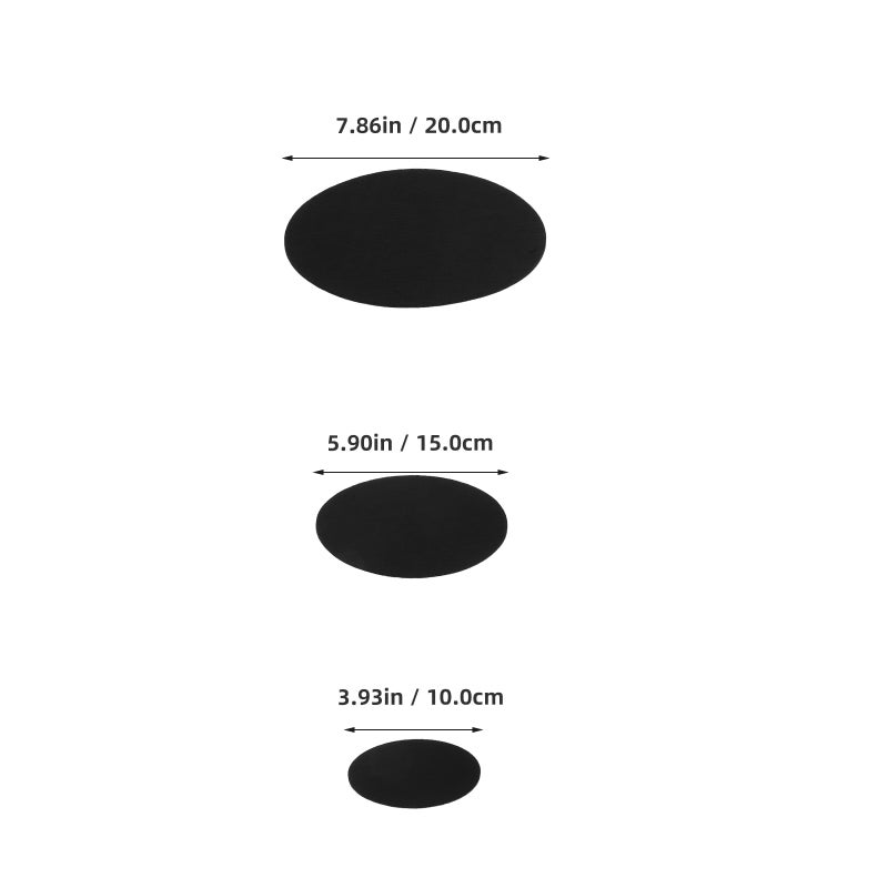 6pcs Double-Sided Felt Pad: Dual Use Drinks and Flower Pots - Absorbent Round Table/Floor Mats for Indoor Outdoor Flowerpot Use - Image 3