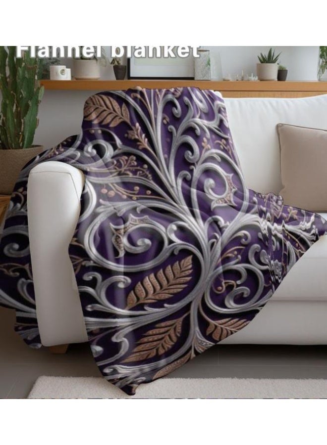 عام بطانية رقيقة تقليدية من الفانيلا (دافئة ومريحة ومناسبة للنوم والألعاب وإزالة الغبار ومقاومة للرمل) 150 سم * 200 سم - 29 - Image 4