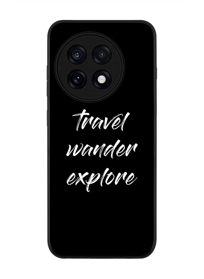 Stylizedd For OnePlus 13R / Ace 5 Pro Case,Slim fit Camera Protection, Shockproof Thin Phone cover  - Travel Wander Explore