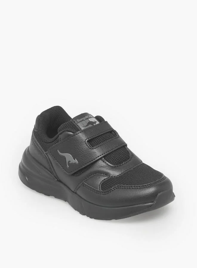 Kangaroos BLACK Kids Hook & Loop School Shoes for Women | Best Price UAE