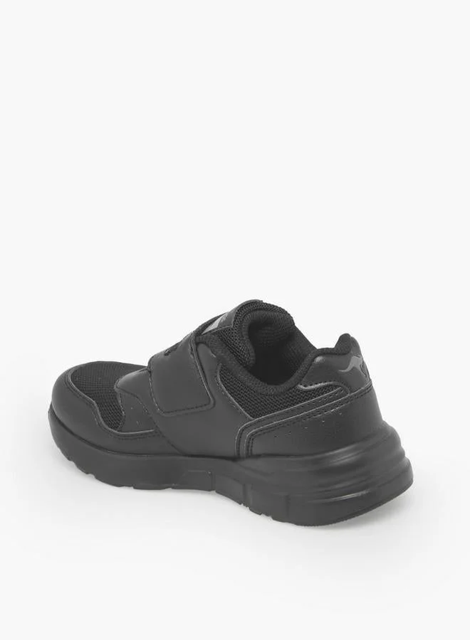 Kangaroos BLACK Kids Hook & Loop School Shoes for Women | Best Price UAE