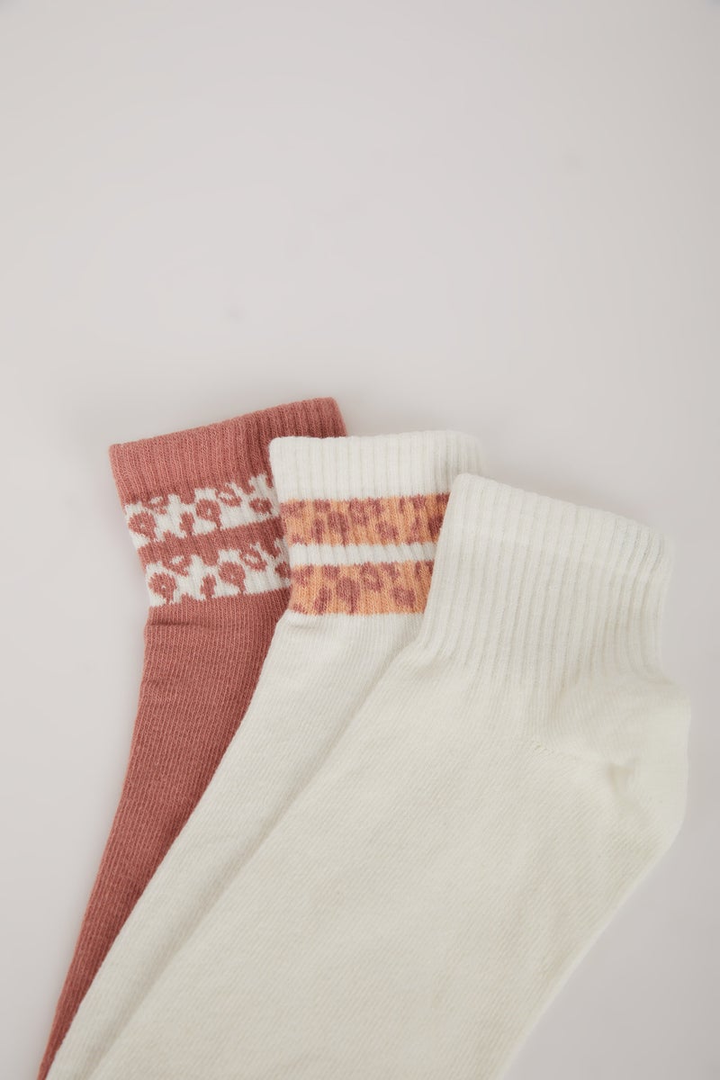 DeFacto Woman Animal 3 piece Short Socks - Image 2