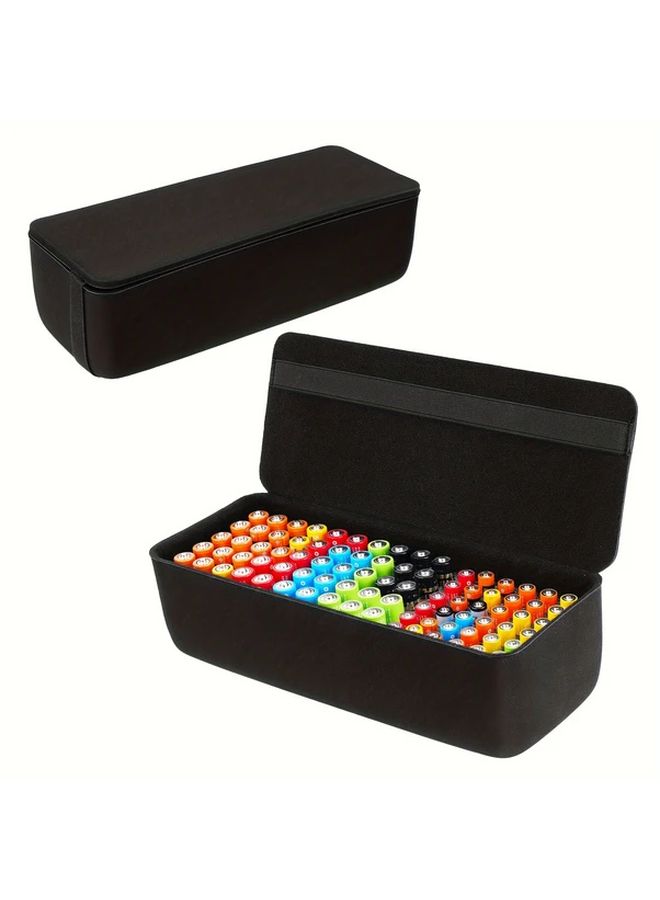 Heavy Duty Battery Storage Case Model 48AAA Holds 48 AAA Batteries Organizer Box - Image 1