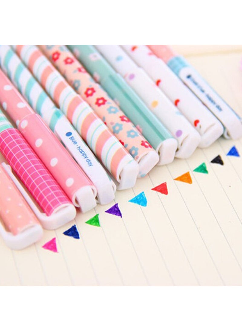 Keyfim Shop Rainbow Gel Color Ballpoint Pen Set of 10  - Image 2