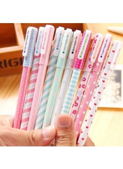 Keyfim Shop Rainbow Gel Color Ballpoint Pen Set of 10  - Image 1