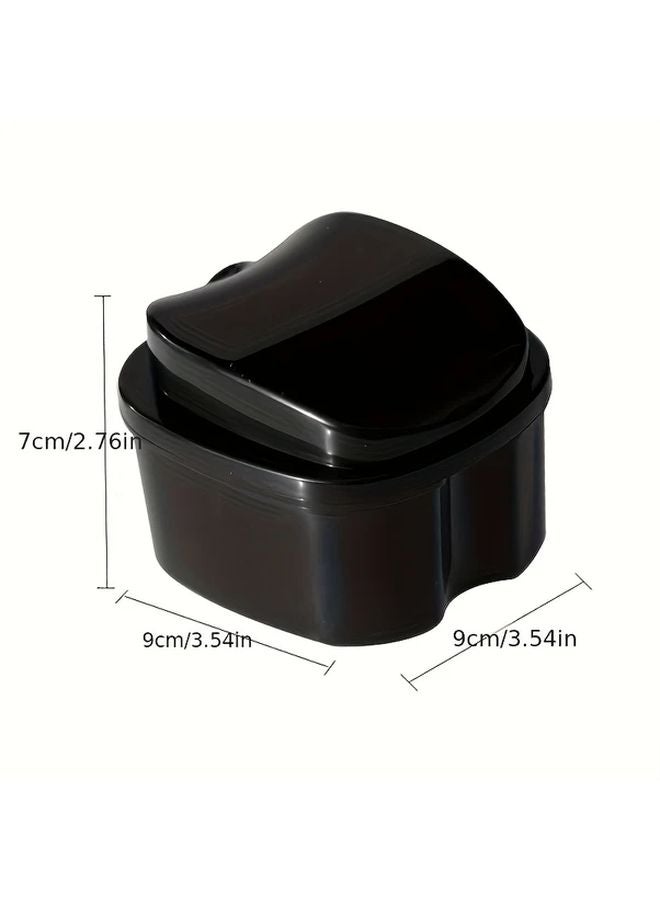 Pink Dental Appliance Cleaning Case With Mesh Basket Filter System Dishwasher Safe - Image 4