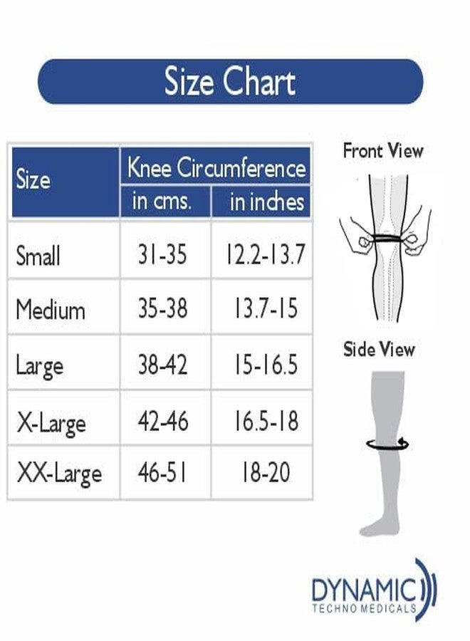 Dyna Knee Brace (Medio Lateral Stabiliser) (Large, Black) - Image 2