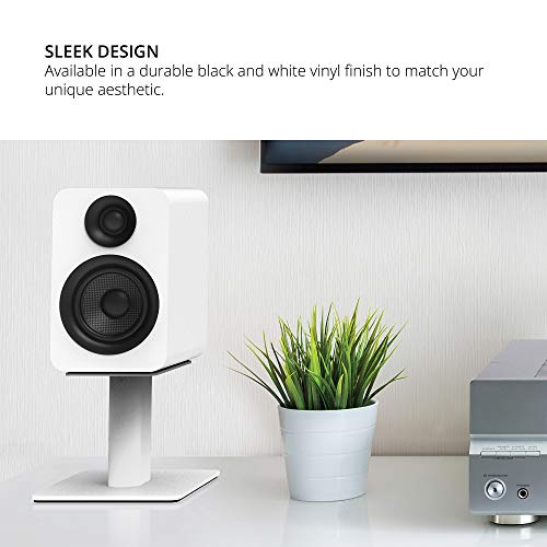 Kanto YU Passive 4" Passive Bookshelf Speakers with 1" Silk Dome Tweeter | External Amplifier Required | Pair | Matte White - Image 4