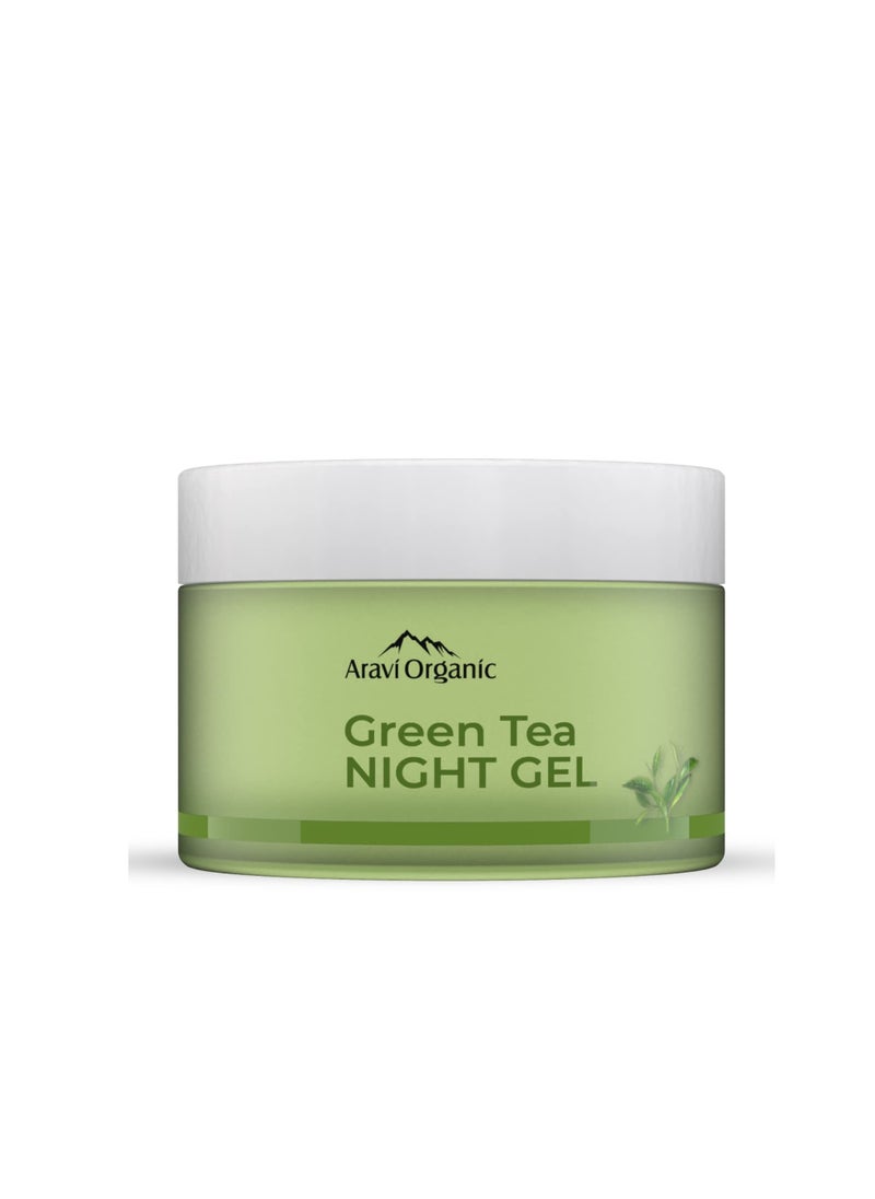 Aravi Organic Aravi Organic Vitamin C Green Tea Night Gel Cream Extra Hydrating Night Gel 50G 