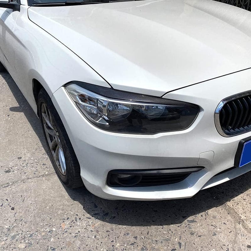 Vuzmode Carbon Look Headlight Eyebrow Cover for BMW 1 Series - Image 4