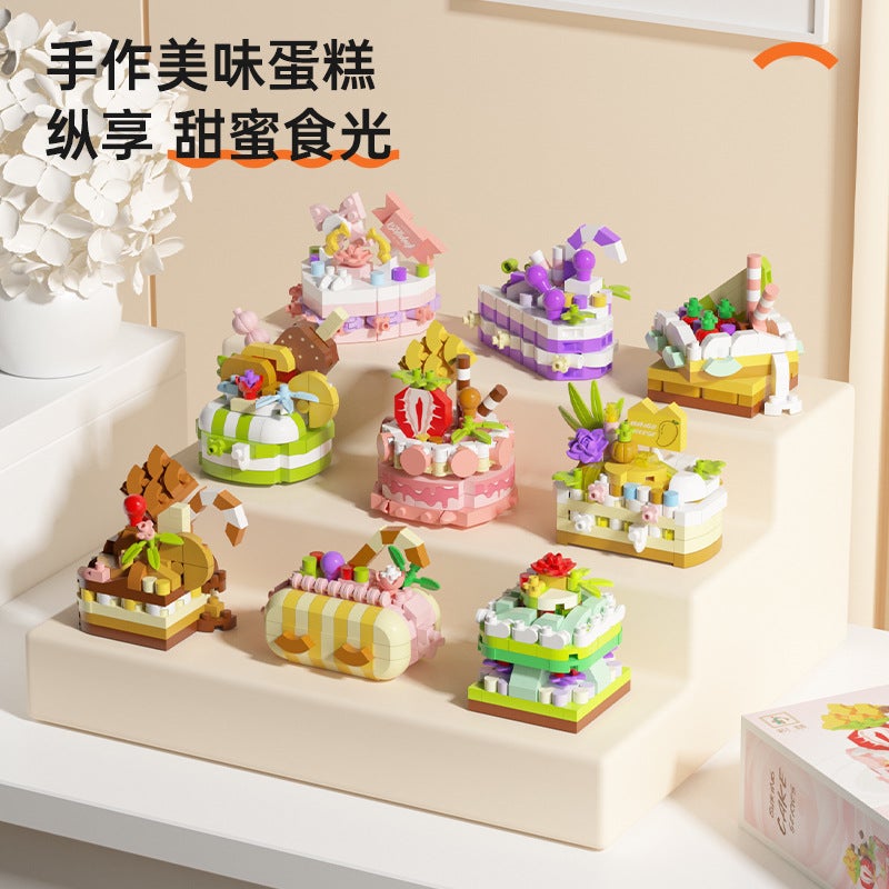 Jihui Cake Party Series Building Blocks Toy Set - Image 2