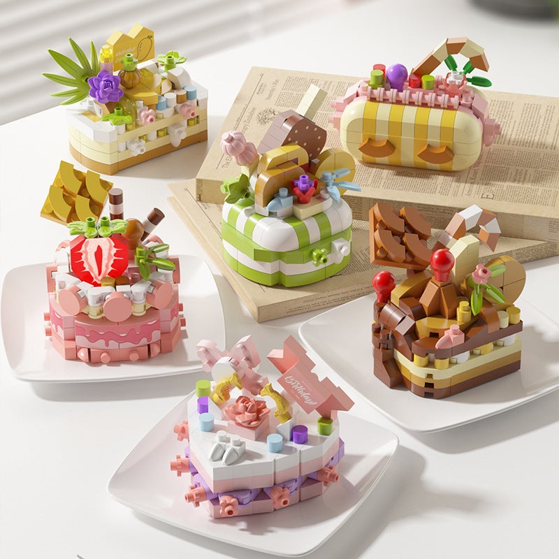 Jihui Cake Party Series Building Blocks Toy Set - Image 1