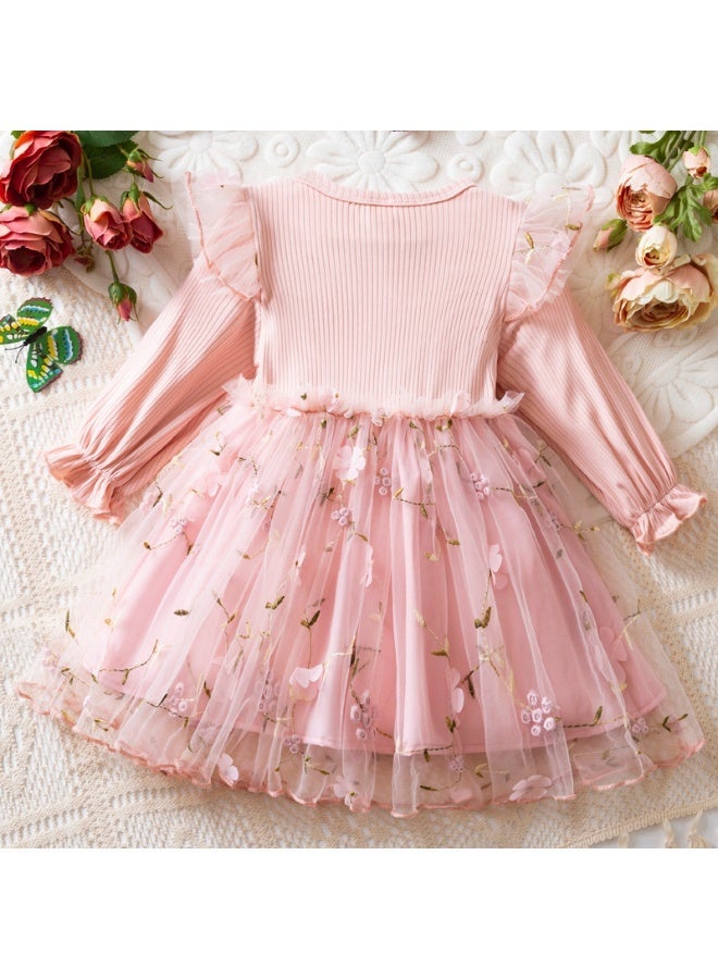 DOOKOO Baby Girl Princess Dress –  Lace Tutu Party Dress for Toddlers, Birthday Dress, Tulle Dress, Girls Frock, Kids Baby Dress - Image 3