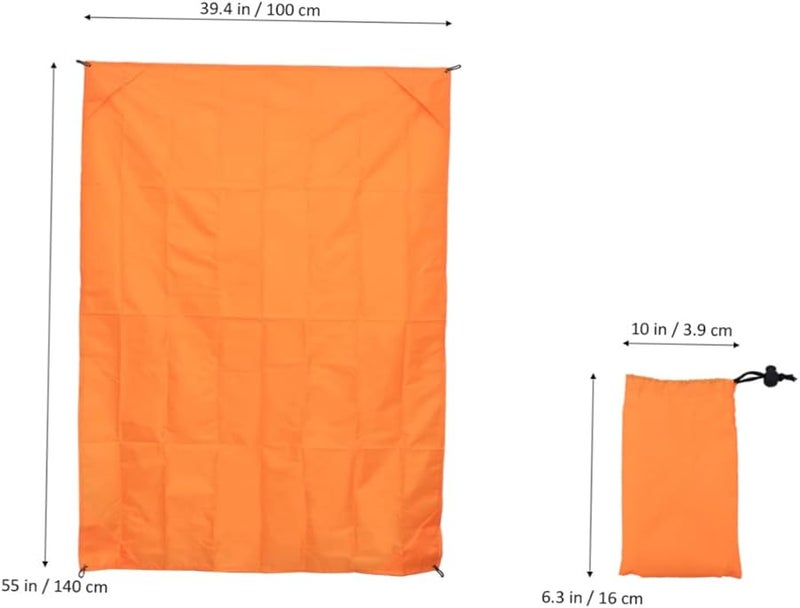 سجادة شاطئ قابلة للطي المدمجة لحاف سفر بساط نزهة خارجي للتخييم ديكور ساحلي منزلي - Image 3