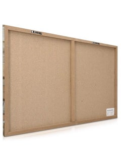 Navaris Magnetic Dry Erase Board 16 X 24 Inches Decorative White Board For Wall With Design Includes 5 Magnets And Marker Stone Wall  - Image 5