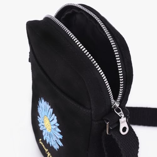 EcoRight Eco Right Mobile Sling Bag For Women & Men, Small Crossbody Bags For Women With Adjustable Cotton Strap, Black - Image 4
