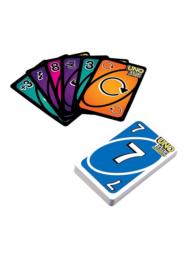 Mattel Games UNO Flip Express  Matching Card Game Featuring Faster Play with 56 Cards, Game Night, Kids Gift Ages 7 Years & Older  - Image 5