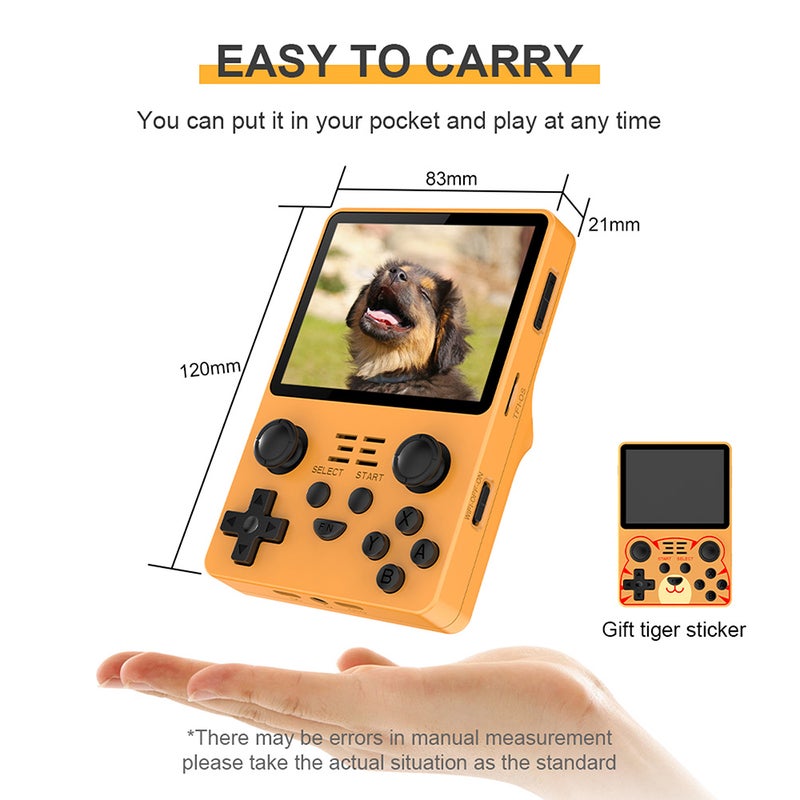 RGB 20S Handheld Game Console Retro 3.5inch Retro Gaming Built-in 2500 Games 16G+128G Support Type-C Fast Charging 2.4G/5G/Wifi Connect Data Transmission - Image 3