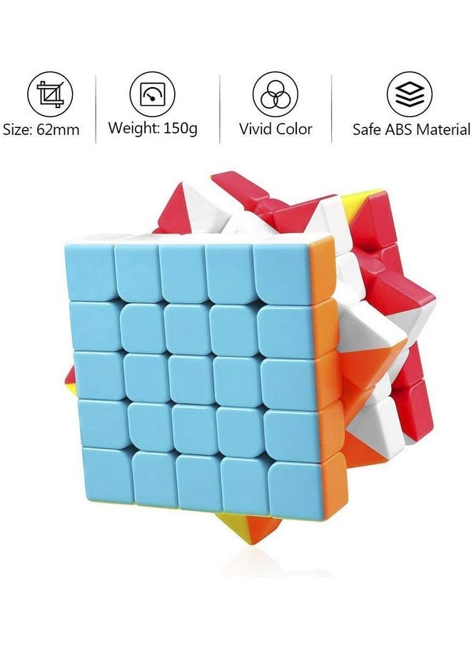 mQFIT Speed Cube 5x5 High Speed Stickerless Magic 5x5x5 Brainstorming Puzzle Cubes Game Toys for Kids & Adults - Set of 1 (5X5 Cube) - pzsku/Z228A3994A8EF09AC8873Z/45/_/1737806435/02f47910-19b9-460f-894b-153c303b0151