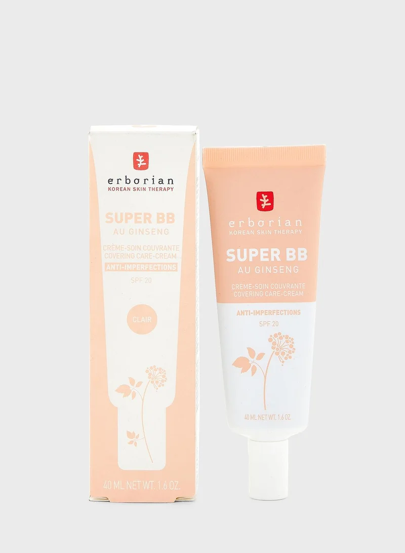 erborian Erborian Super Bb - Full Coverage Bb Cream For Acne Prone Skin - Clair 40Ml