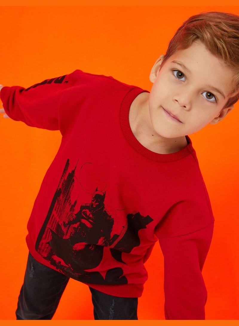 KOTON Batman Printed Sweatshirt Licensed  - Image 2