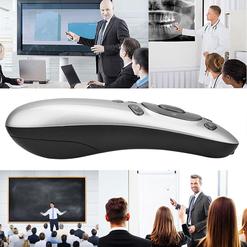 Zopsc Wireless Presentation Clicker, 2.4GHz Remote Presenter with Gyroscope, 15M Range, Ergonomic, for Business Teaching Speech - Image 5