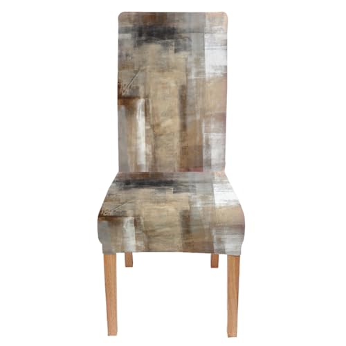 CAPSCEOLL Fundas para Sillas De Comedor 6 Chair Seat Covers Removable Washable Parson Chair Covers for Dining Room Living Room Kitchen - Image 2