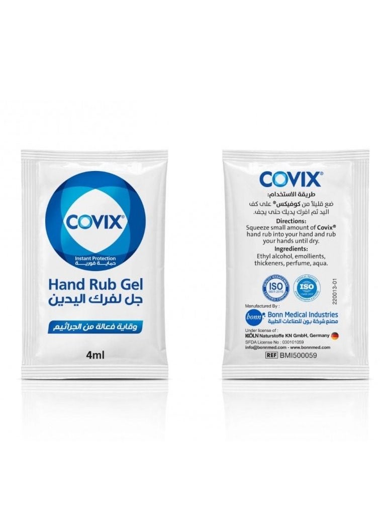 covix - Cofix Ethanol Hand Sanitizer Gel 4 ml Laminated sachets 200 sachets - Image 1
