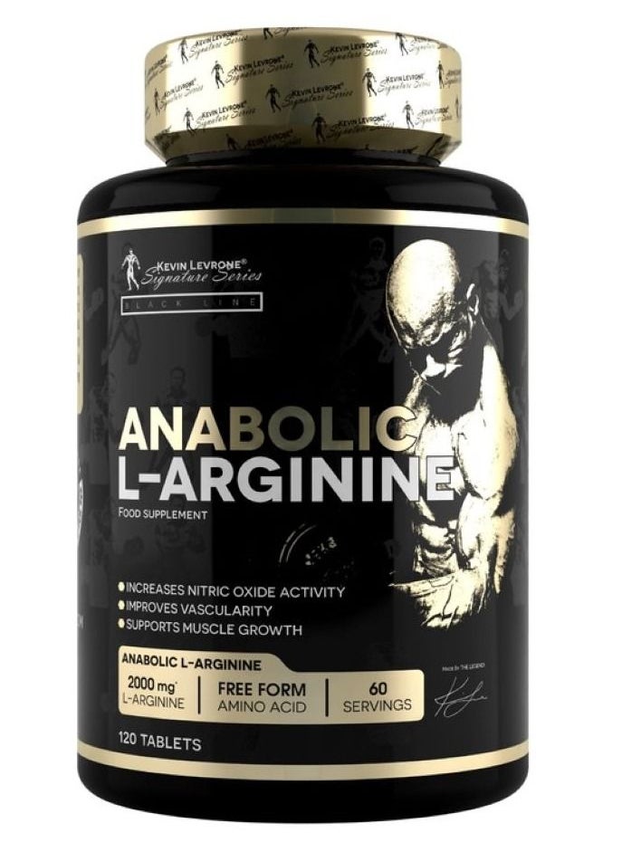 KEVIN LEVRONE - Kevin Levrone Anabolic L-Arginine, 120 Tablets, 2000 mg - Image 1