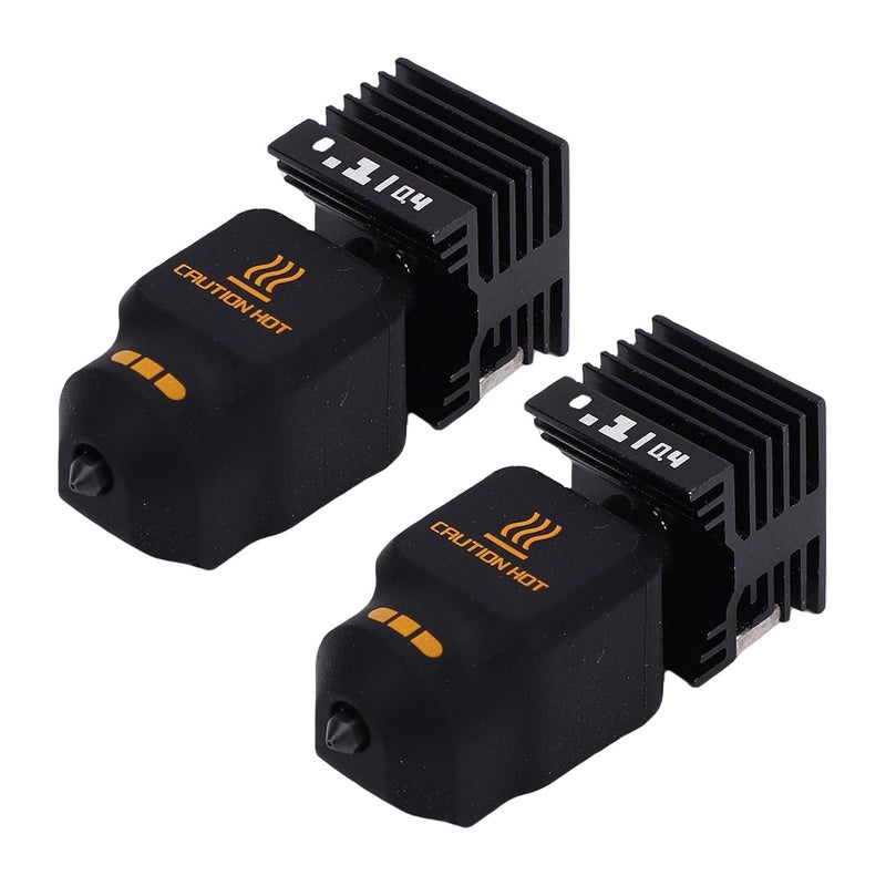 Hotend Kit, 2 x 0.4 mm Hardened Steel Nozzles with Heat Break Fully Metal for H2D H2S A1 A1 Mini 3D Printers - Image 4