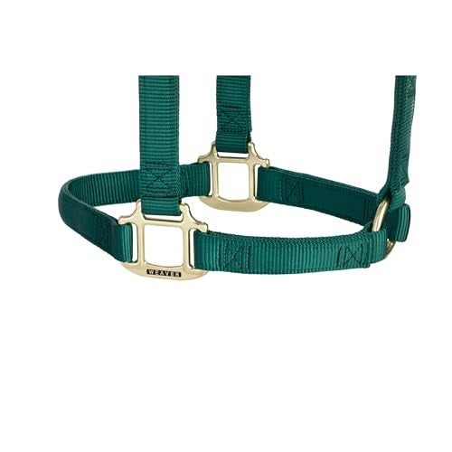 Weaver Leather هالتر خيل نايلون غير قابل للتعديل من ويڤر ليذر، صغير، أخضر صيد - Image 5