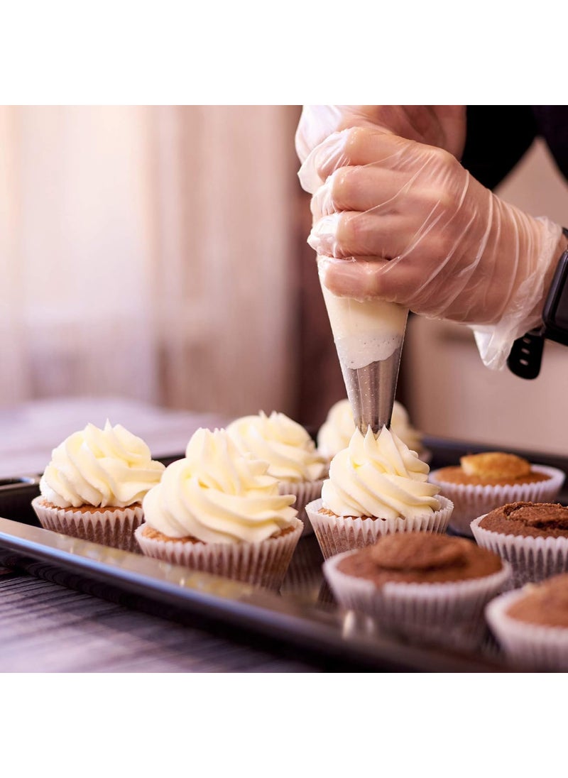 BAKEFY Bakefy100 White CUPPaper Baking Cups No Smell Safe Food Grade Inks and Paper Grease Proof Cupcake Liners Perfect Cups for Cake Balls Muffins Cupcakes and Candies  - Image 2