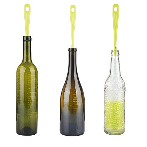 INKulture Cleaning Nylon Brush 16" Long x 2.17" Extra Wide Cleaner for Washing Decanter, Thermos (Multicolor) - Image 1